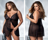 Mapale 7501X Babydoll Farbe Schwarz